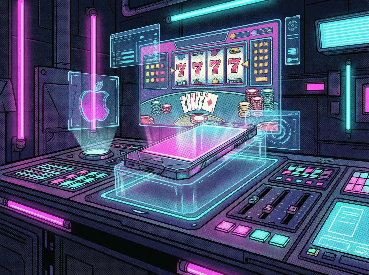 巅峰国际 iOS便携终端界面