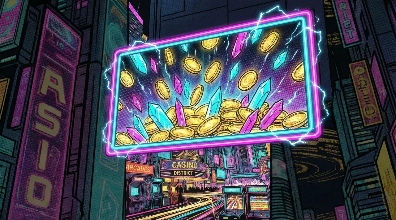 巅峰国际 - 首充狂欢夜波普广告牌